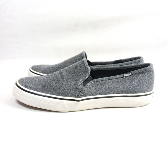 Keds Womens Gray Slip-On Sneakers Size 11 Casual Shoes - Picture 3 of 9